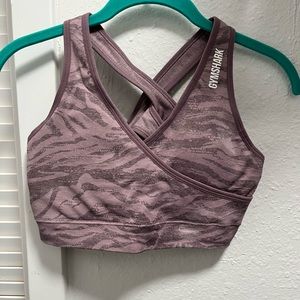 Gymshark Adapt Animal Print Marl Sports Bra